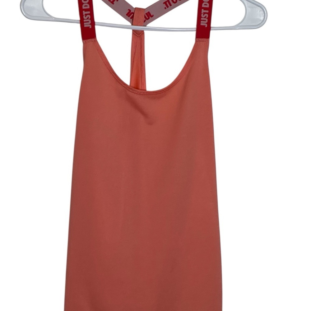 Nike Coral Tank with Red Accents